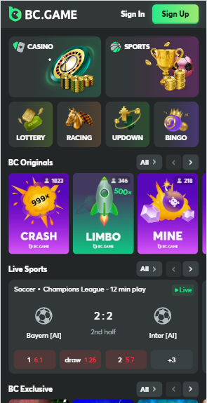 تجربة مثيرة في BC.Game Casino تجربة مثيرة في BC.Game Casino